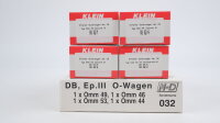 M+D H0 032 Güterwagen-Set offene Güterwagen 4-tlg DB