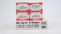M+D H0 020 Güterwagen-Set offene Güterwagen 4-tlg DB