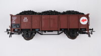 M+D H0 101/95 Set offene Güterwagen mit Kohleladung 6-teilig DB