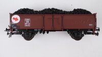 M+D H0 101/95 Set offene Güterwagen mit Kohleladung 6-teilig DB