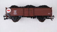 M+D H0 101/95 Set offene Güterwagen mit Kohleladung 6-teilig DB