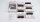 M+D H0 101/95 Set offene Güterwagen mit Kohleladung 6-teilig DB