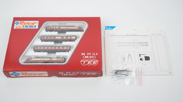 Roco N 02167 A Dieseltriebwagenzug 4-teilig VT 11 5019 TEE Gleichstrom