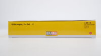 Brawa H0 48814 Güterwagen-Set gedeckte Güterwagen Gms54 3-tlg DB (ungeöffnet in OVP)
