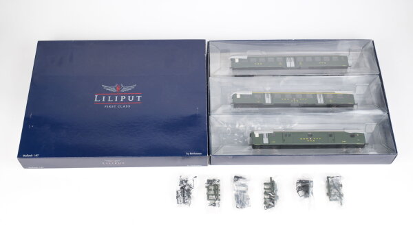 Liliput H0 L350024 Personenwagen-Set Leichtstahlwagen 3-tlg SBB