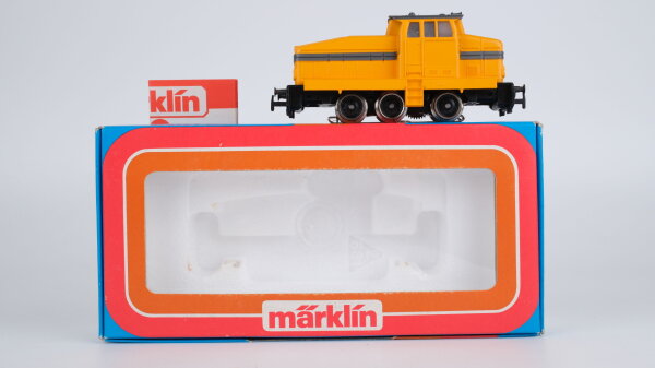 Märklin H0 3080 Diesellokomotive Typ DHG 500 Gelb Wechselstrom (Licht defekt)