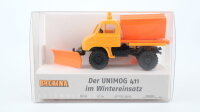 Brekina H0 39015 Unimog 411 im Wintereinsatz