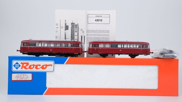 Roco H0 43018 Schienenbus und Beiwagen BR 98 DB Gleichstrom
