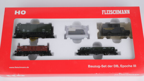 Fleischmann H0 535203 Bauzug-Set DB