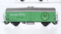 Märklin H0 Konvolut Kühlwagen "Staufen Bräu Dietenbronner Engel Bier" DB