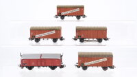 Märklin H0 Konvolut gedeckte Güterwagen...