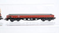 Märklin H0 Konvolut Niederbordwagen teilweise mit Plandach DB