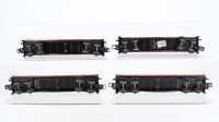 Märklin H0 Konvolut Niederbordwagen teilweise mit Plandach DB