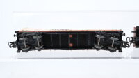 Märklin H0 Konvolut Niederbordwagen teilweise mit Plandach DB