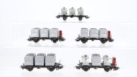 Märklin H0 Konvolut Behältertragwagen "Von...