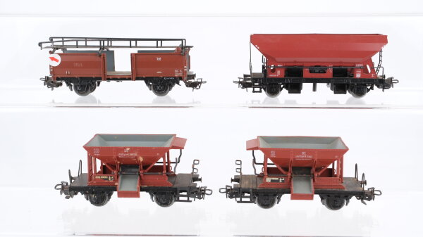 Märklin H0 Konvolut Trichterwagen Selbstentladewagen Autotransportwagen DB