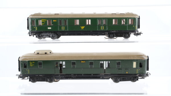 Märklin H0 Konvolut Postwagen 346/5 Gepäckwagen 346/4