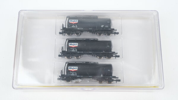 Minitrix N 15508 Kesselwagen Set "Mobil" 3 tlg. DB