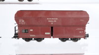Roco u.a. H0 Konvolut Selbstentladewagen teilbeladen DR u.a.