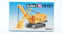 Kibri N 19101 Menck Bagger M 154LC mit Hochlöffel gelb