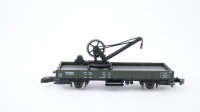 Märklin Z 88609 Niederbordwagen (Kranaufbau) Xm der...