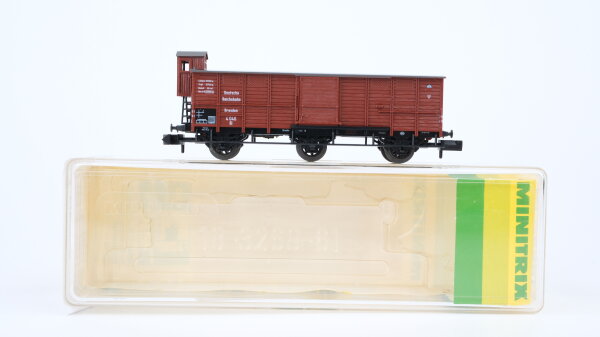 Minitrix N 13830K Gedeckter Güterwagen Gl DRG