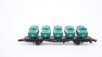Märklin Z 80312 Behälter-Tragewagen (Jahrewagen 2002) Lgjs 598 der DB