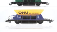 Faller H0 Konvolut Selbstentladewagen "OHU Sand Kies Edelsplitt, RAG" DB
