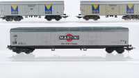 Lima H0 Konvolut  Kühlwagen "Martini On the rocks" Schwenkdachwagen "Varta" Autotransporter mit 4 Oldtimer DB/FS