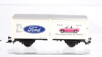 Trix u.a. H0 Konvolut Klappdeckelwagen Schiebewandwagen "Ford" gedeckte Güterwagen "Post Bier Düngemittel" DB u.a.