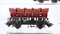 Märklin H0 Konvolut Muldenkippwagen Talbot-Trichterwagen Niederbordwagen mit Baustellenfahrzeugen DB (Abbrüche)