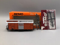 Bemo H0m 2266 ged. Güterwagen "Josias Gasser" RhB (78000258)