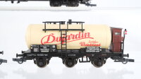 Liliput H0 Konvolut Kesselwagen "Dujardin Shell" Kühlwagen "Löwenbräu" DR u.a.
