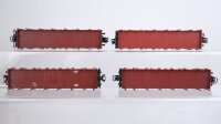 Märklin H0 Konvolut Rungenwagen teilbeladen mit Omnibussen "WSW CE" DB (Rungen fehlen)