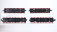 Märklin H0 Konvolut Rungenwagen teilbeladen mit Omnibussen "WSW CE" DB (Rungen fehlen)