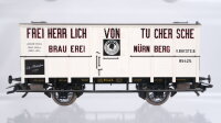 Trix H0 Konvolut gedeclte Güterwagen "Freiherrlich von Tuchersche Bananen" Hochbordwagen K.Bay.Sts.B.