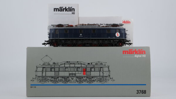 Märklin H0 3768 E-Lok BR 118 024-9 DB Wechselstrom Digital (Abbruch)