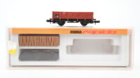 Arnold N 4471 Hochbordwagen, Ladung: Grubenholz Om DB
