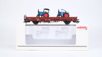 Märklin H0 46948 Rungenwagen mit Traktoren Rlmms 58...