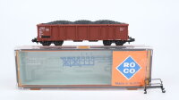 Roco N 02368 A Hochbordwagen 4-achsig mit Kohleladung DB...