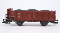 Roco H0 46280 Hochbordwagen mit BrHs (Ladung Kohle) DR
