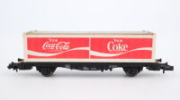 Fleischmann N 8243 Containertragwagen Coca Cola Lbs 593 DB