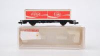 Fleischmann N 8243 Containertragwagen Coca Cola Lbs 593 DB