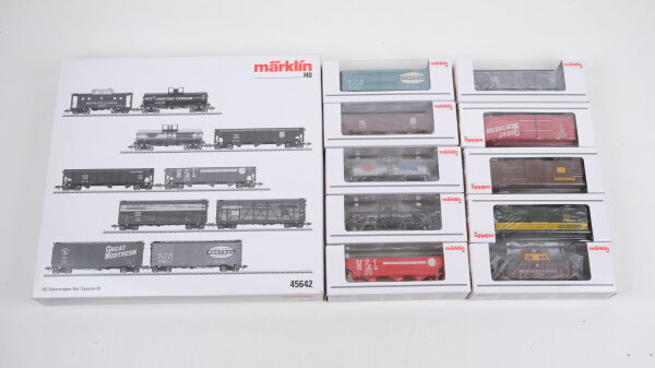 Märklin H0 45642 Güterwagen-Packungen Wagen der USA