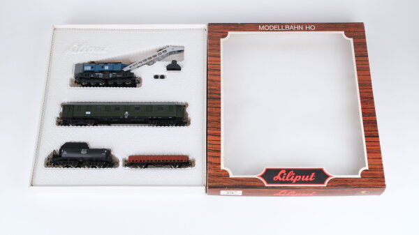Liliput H0 810 Kranwagen Set 4 tlg. DB (Unvollständig)