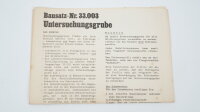 Bochmann & Kochendörfer H0 33.003 Untersuchungsgrube