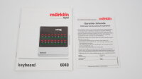 Märklin 6040 digital keyboard Stellpult (leicht vergilbt, in OVP)