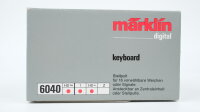 Märklin 6040 digital keyboard Stellpult (leicht vergilbt, in OVP)