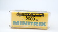 Minitrix N 2980 Schienenbus VT98 mit Beiwagen VS 98 DB