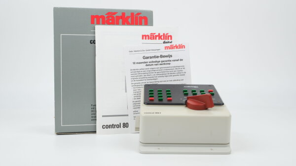 Märklin 6036 control 80f (leicht vergilbt, in OVP)